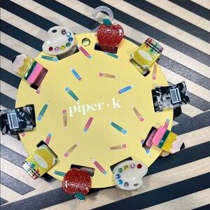 Piper k school themed mini clips